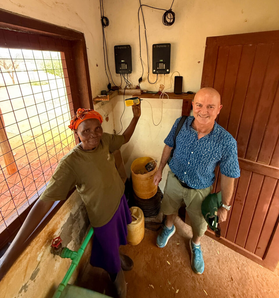 20250604 Stu Solar Charger Donations Kamungi 6 Years On