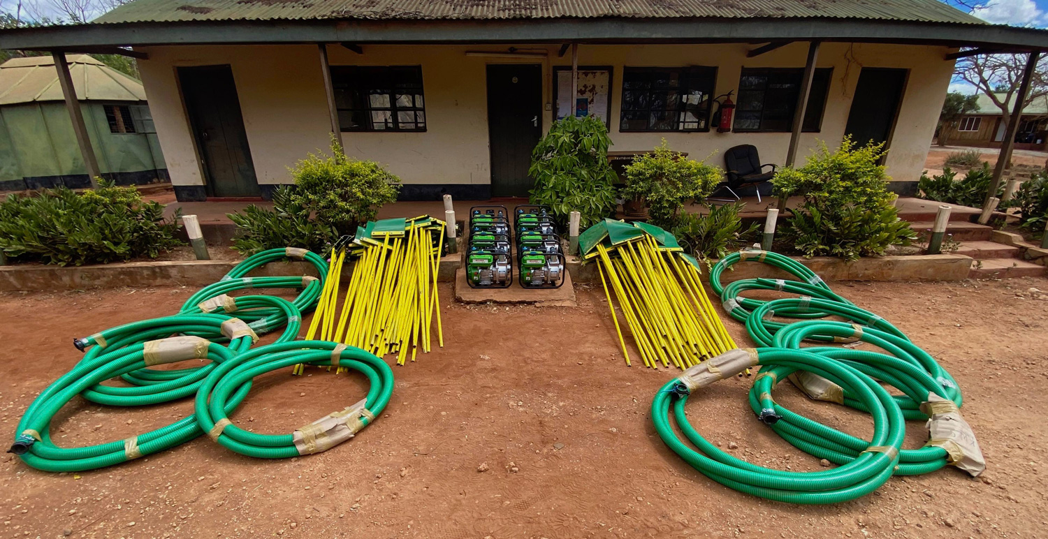 Fire Fighting Water Pumps Donated To KWS